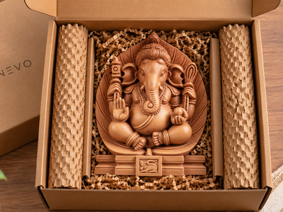 Zunevo Leaf Aura Ganesha 3