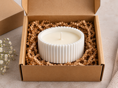Concrete Jar candle  2