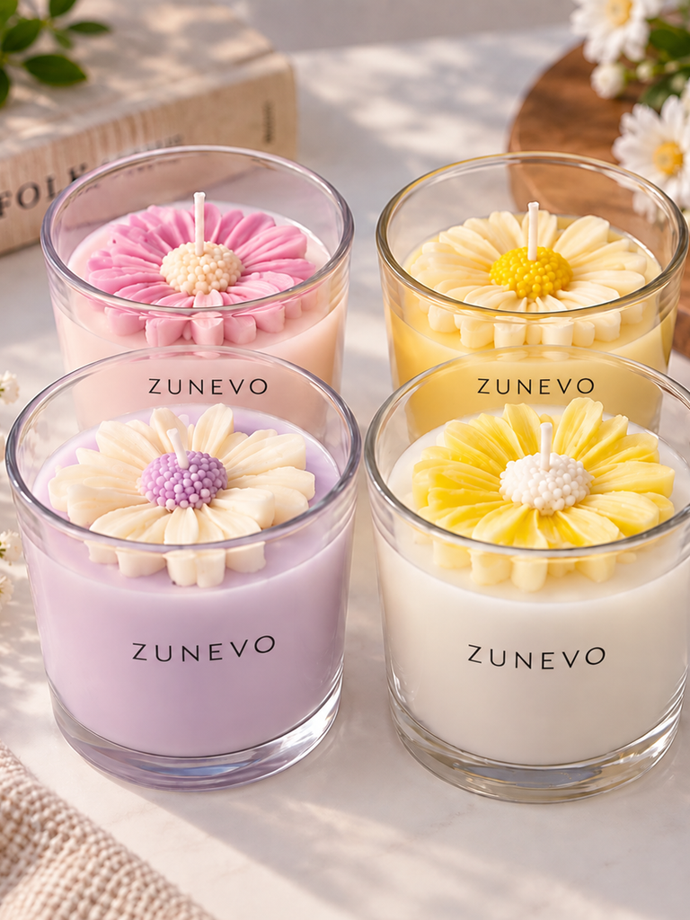 Glass jar candle