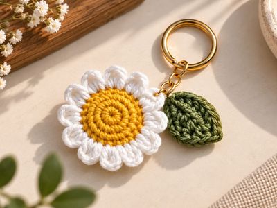 Daisy Bloom Keyring  1