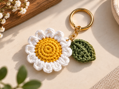 Daisy Bloom Keyring  1