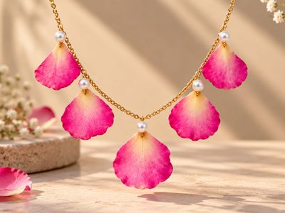 Pressed Flower Necklace 1