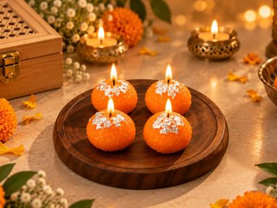 Laddu Candle  1