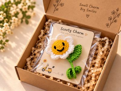 Crochet Flower Charm 2