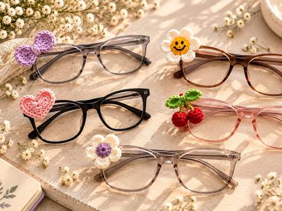 Bow Eyeglasses Charm 1