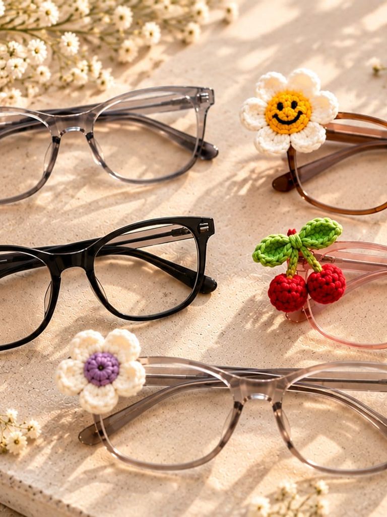 Bow Eyeglasses Charm