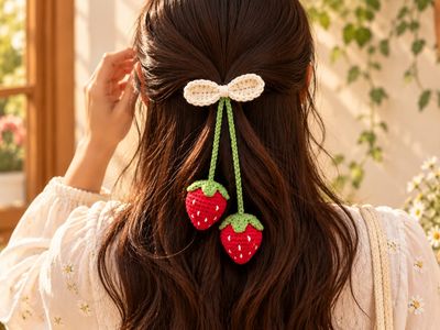 Strawberry Hair Accessory  1
