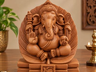 Zunevo Leaf Aura Ganesha 1