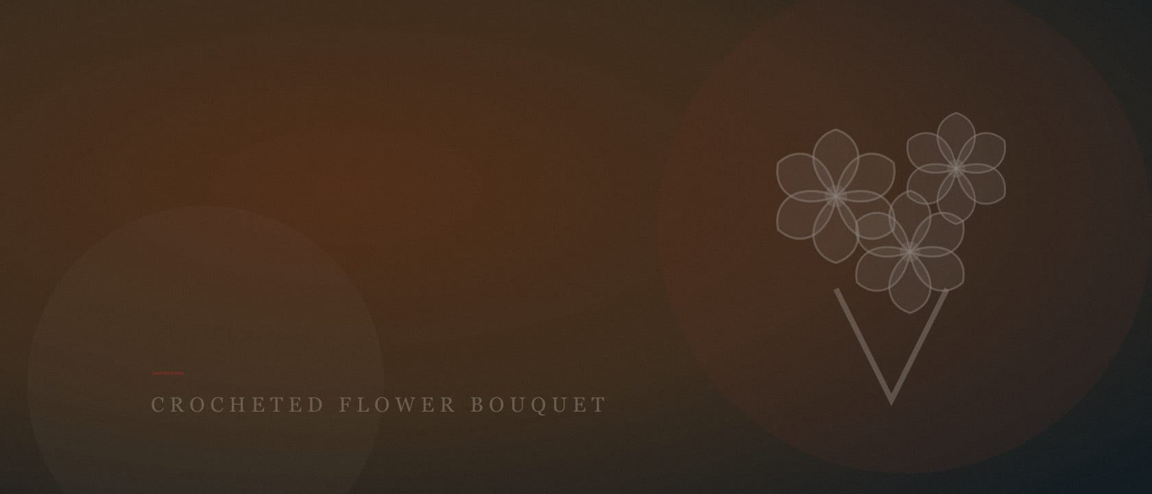 Crocheted Flower Bouquet