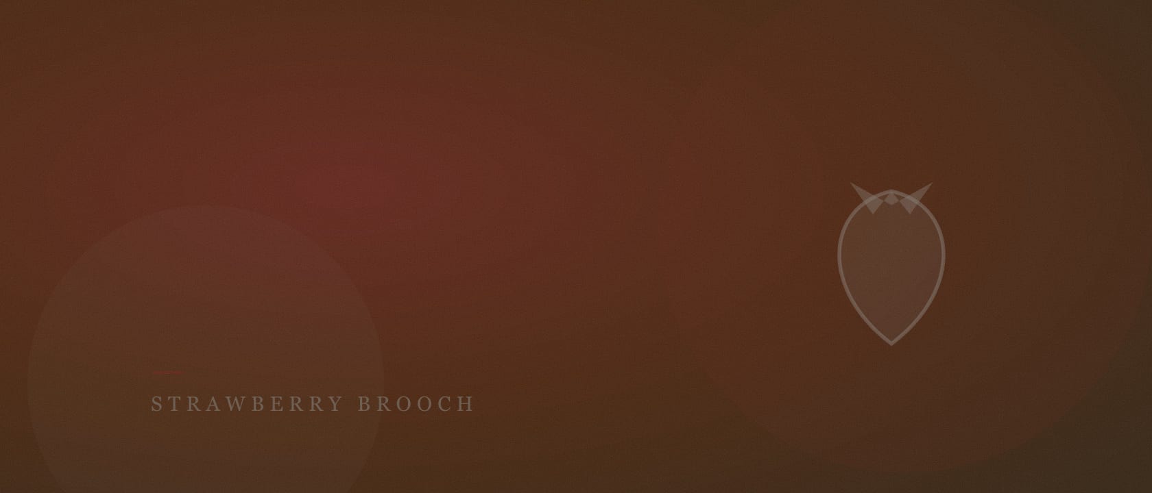 Strawberry Brooch 
